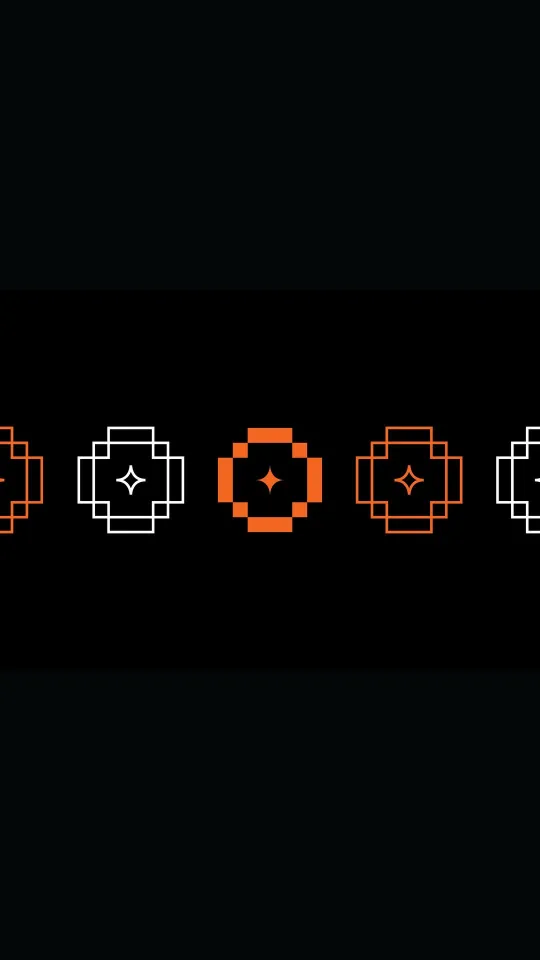 Story with a row of emblems